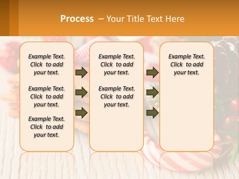 A Pile Of Cookies On A Table With Candy Canes PowerPoint Template