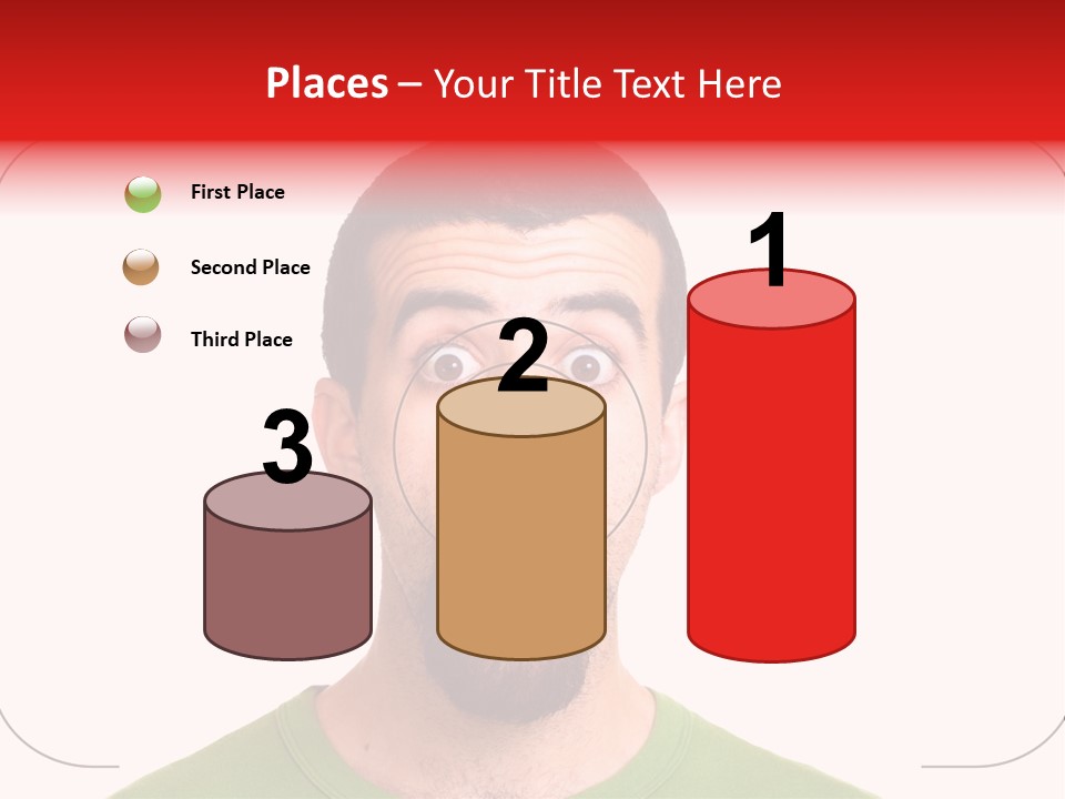A Man With A Surprised Look On His Face PowerPoint Template