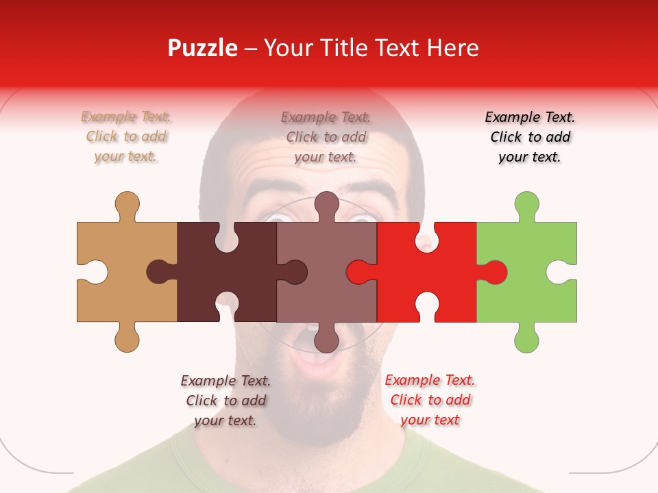 A Man With A Surprised Look On His Face PowerPoint Template