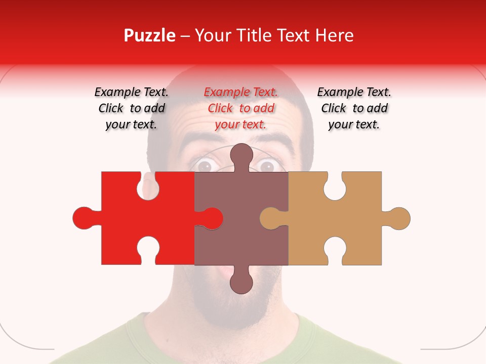 A Man With A Surprised Look On His Face PowerPoint Template