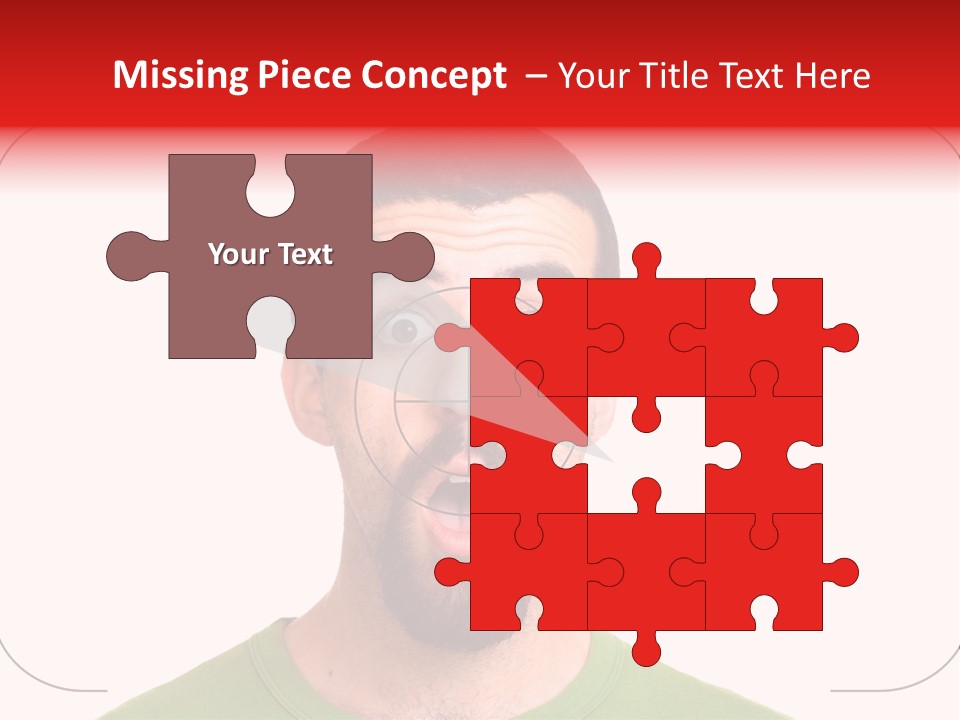 A Man With A Surprised Look On His Face PowerPoint Template