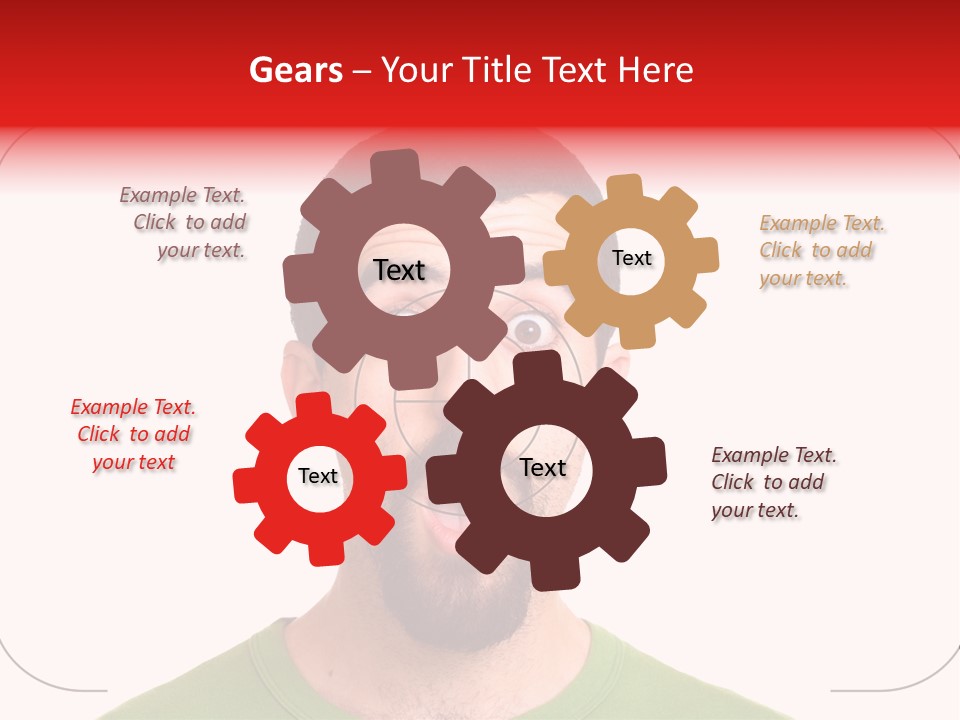 A Man With A Surprised Look On His Face PowerPoint Template