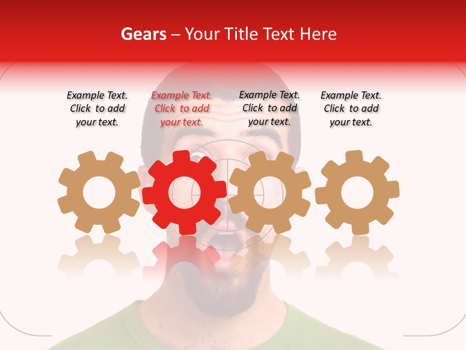 A Man With A Surprised Look On His Face PowerPoint Template