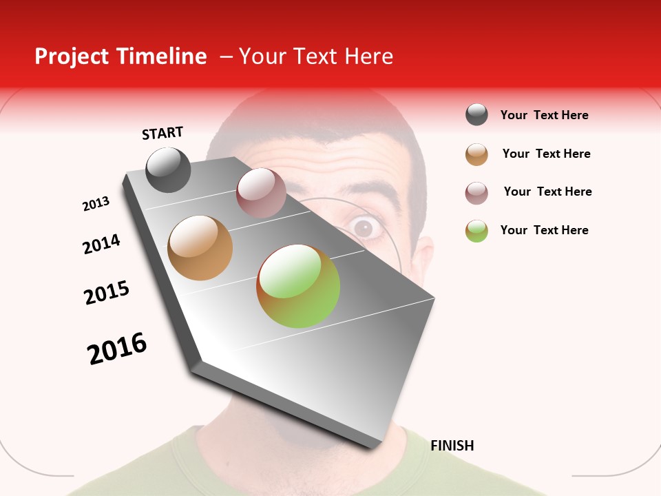 A Man With A Surprised Look On His Face PowerPoint Template