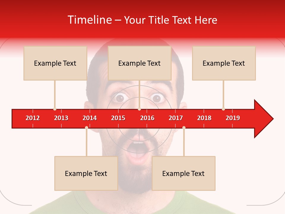 A Man With A Surprised Look On His Face PowerPoint Template