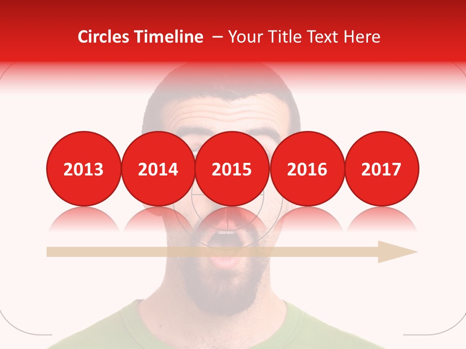 A Man With A Surprised Look On His Face PowerPoint Template