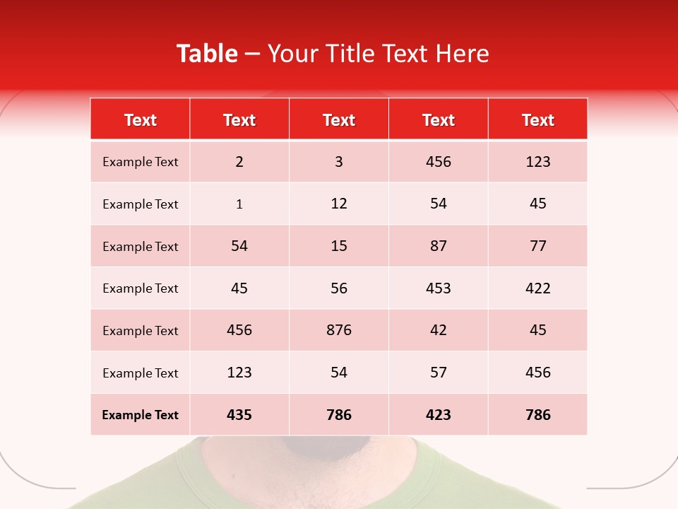 A Man With A Surprised Look On His Face PowerPoint Template