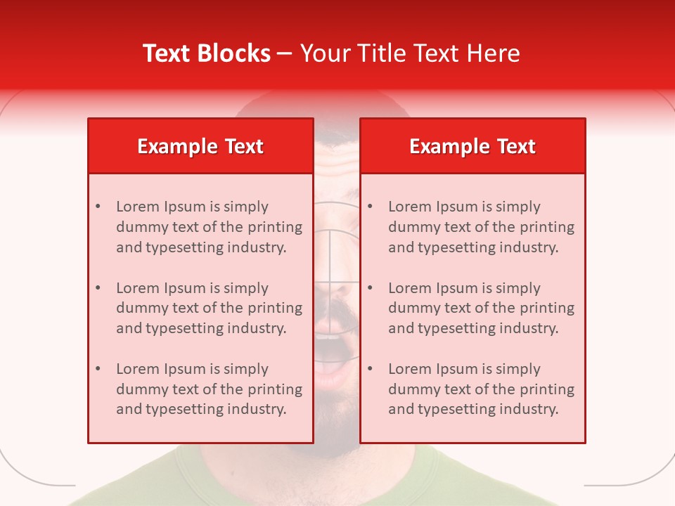 A Man With A Surprised Look On His Face PowerPoint Template