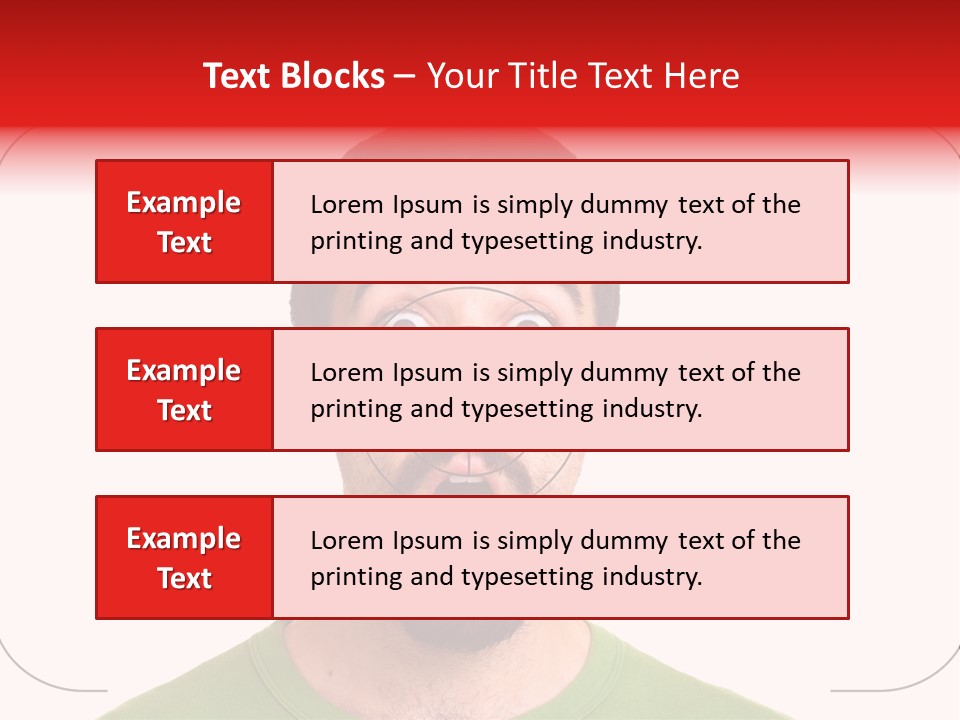A Man With A Surprised Look On His Face PowerPoint Template