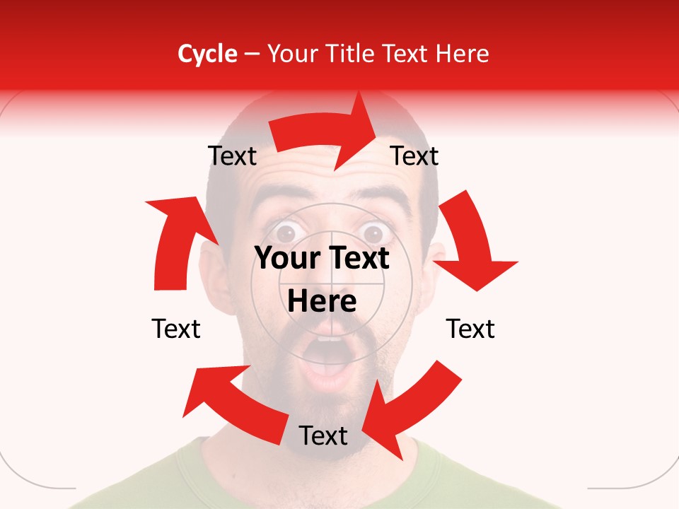 A Man With A Surprised Look On His Face PowerPoint Template