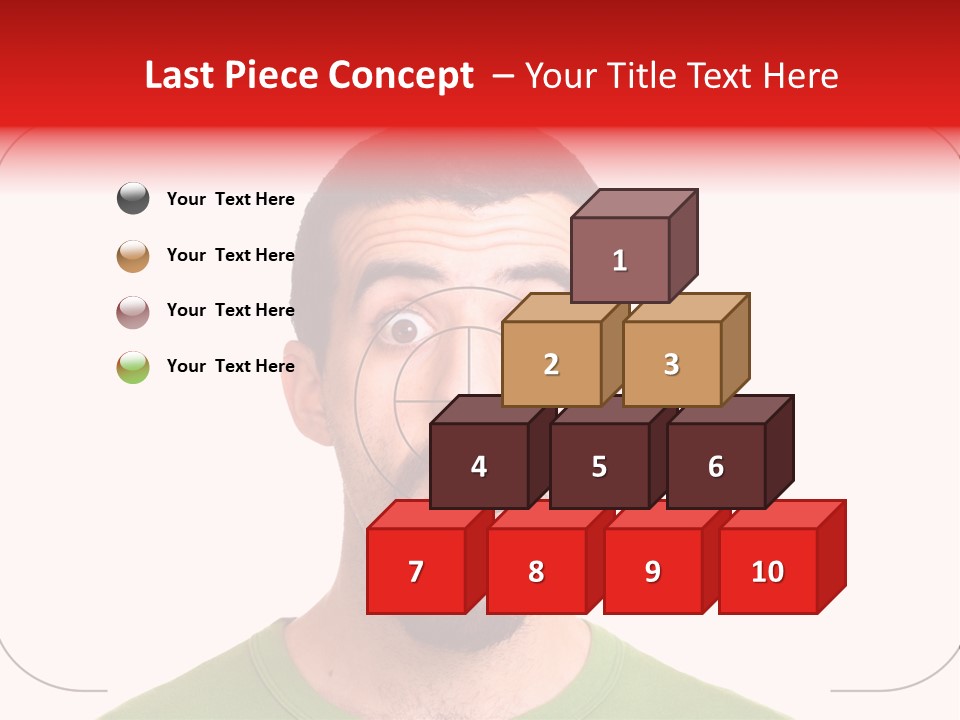 A Man With A Surprised Look On His Face PowerPoint Template