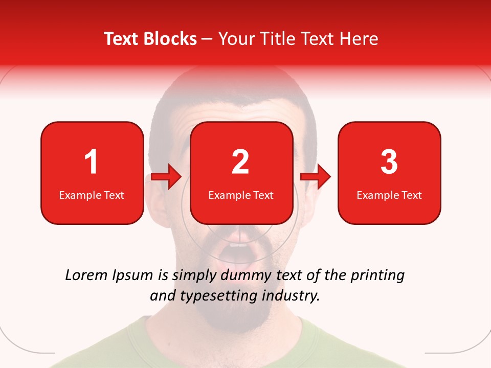 A Man With A Surprised Look On His Face PowerPoint Template