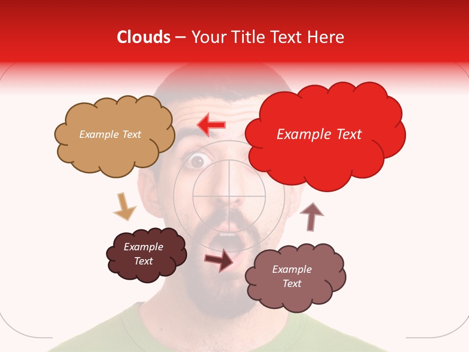 A Man With A Surprised Look On His Face PowerPoint Template