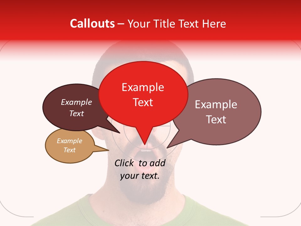 A Man With A Surprised Look On His Face PowerPoint Template