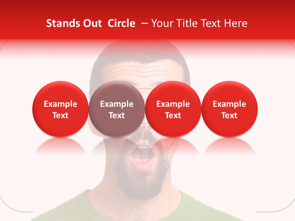 A Man With A Surprised Look On His Face PowerPoint Template