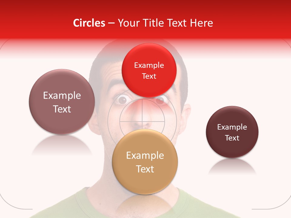 A Man With A Surprised Look On His Face PowerPoint Template