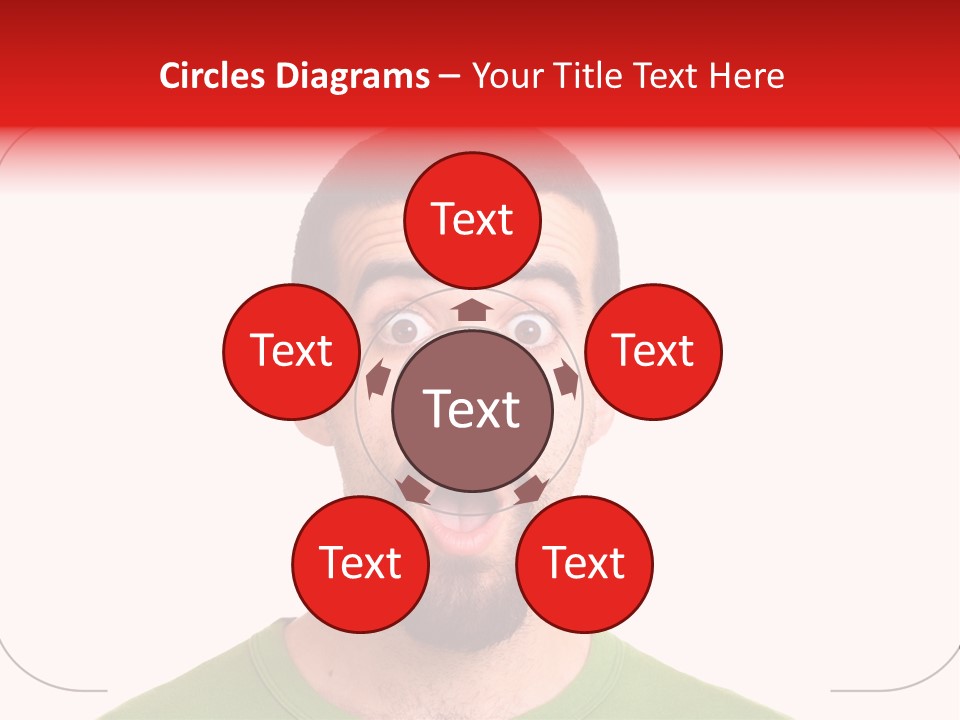 A Man With A Surprised Look On His Face PowerPoint Template