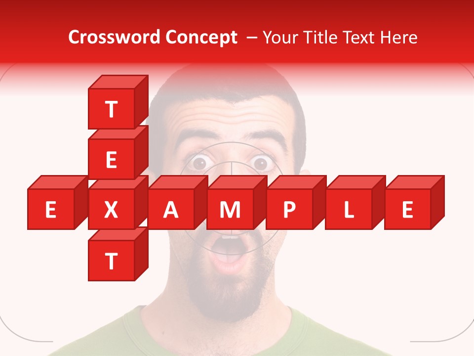 A Man With A Surprised Look On His Face PowerPoint Template