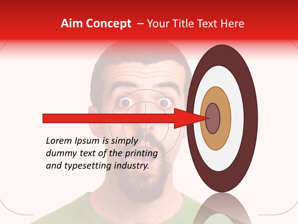 A Man With A Surprised Look On His Face PowerPoint Template
