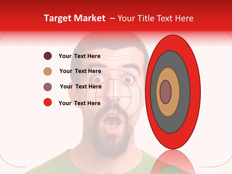 A Man With A Surprised Look On His Face PowerPoint Template