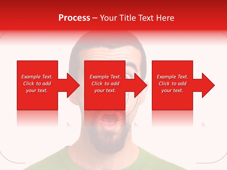 A Man With A Surprised Look On His Face PowerPoint Template