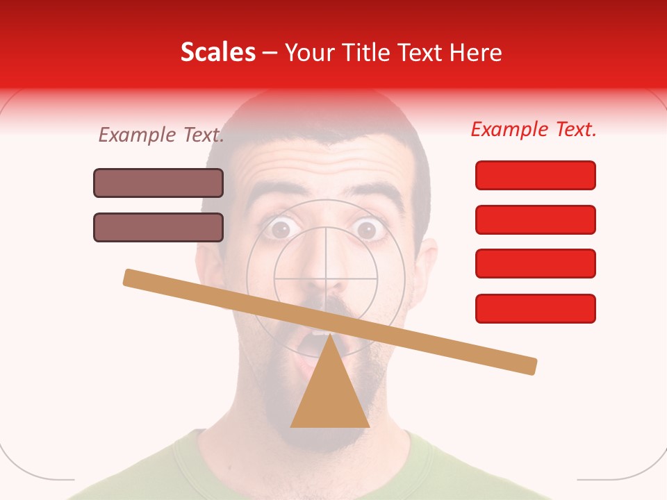 A Man With A Surprised Look On His Face PowerPoint Template