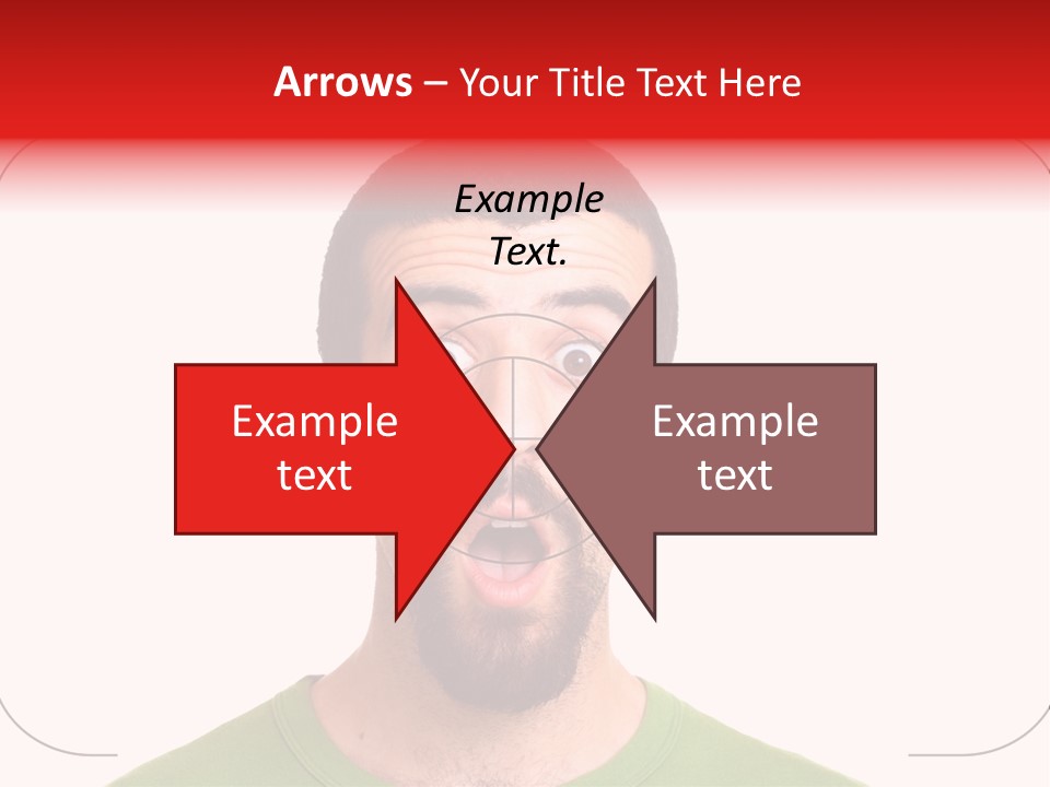 A Man With A Surprised Look On His Face PowerPoint Template