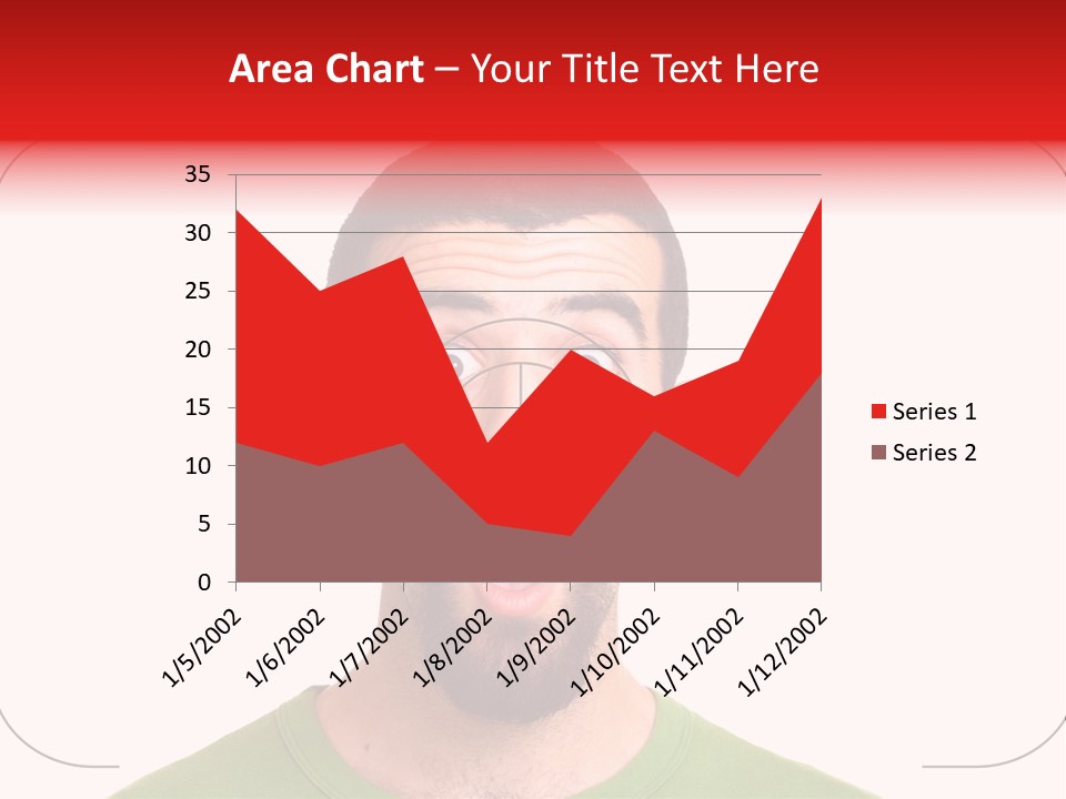 A Man With A Surprised Look On His Face PowerPoint Template