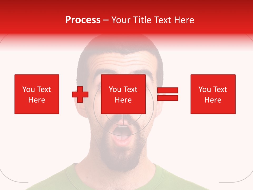 A Man With A Surprised Look On His Face PowerPoint Template