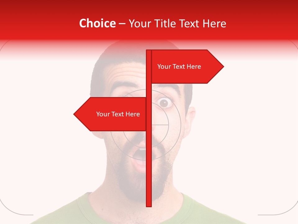 A Man With A Surprised Look On His Face PowerPoint Template