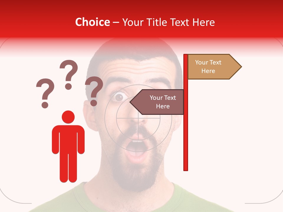 A Man With A Surprised Look On His Face PowerPoint Template