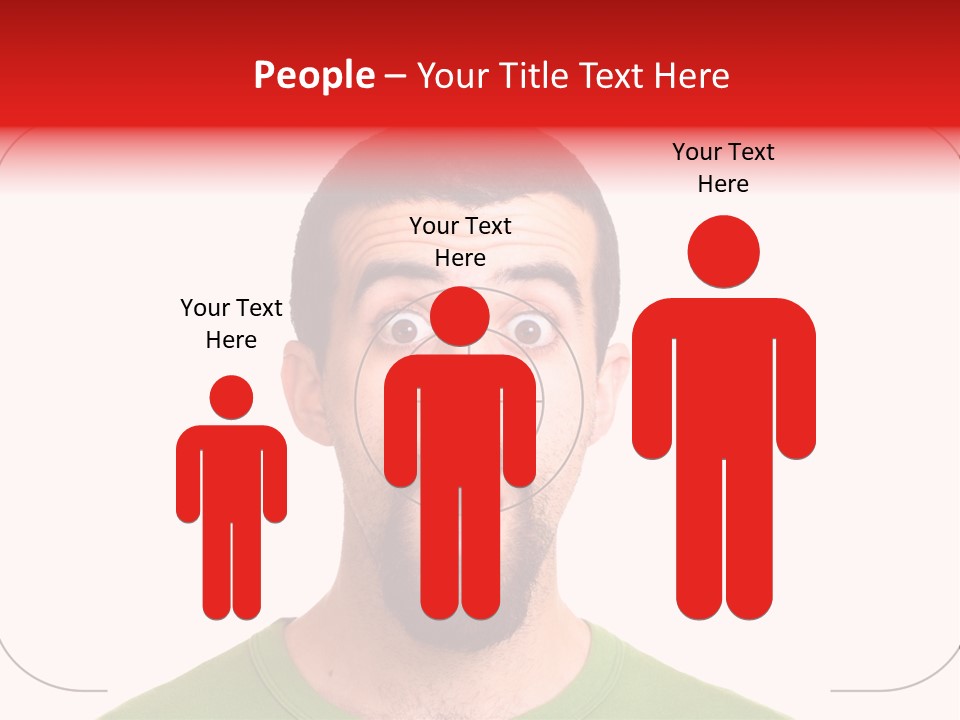 A Man With A Surprised Look On His Face PowerPoint Template