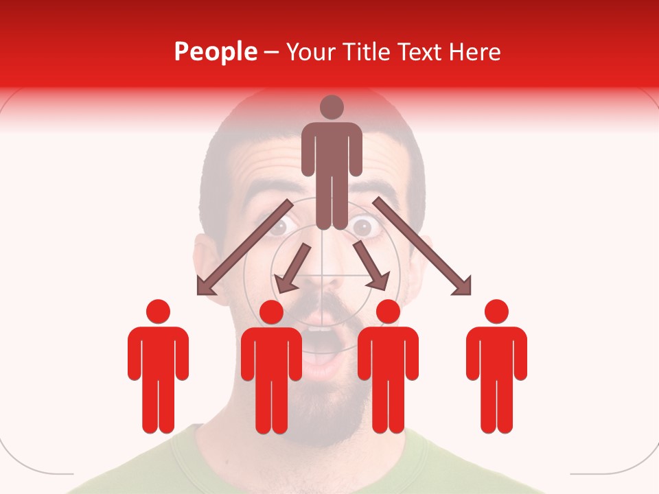 A Man With A Surprised Look On His Face PowerPoint Template