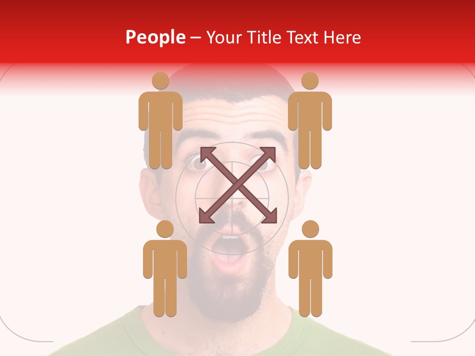 A Man With A Surprised Look On His Face PowerPoint Template
