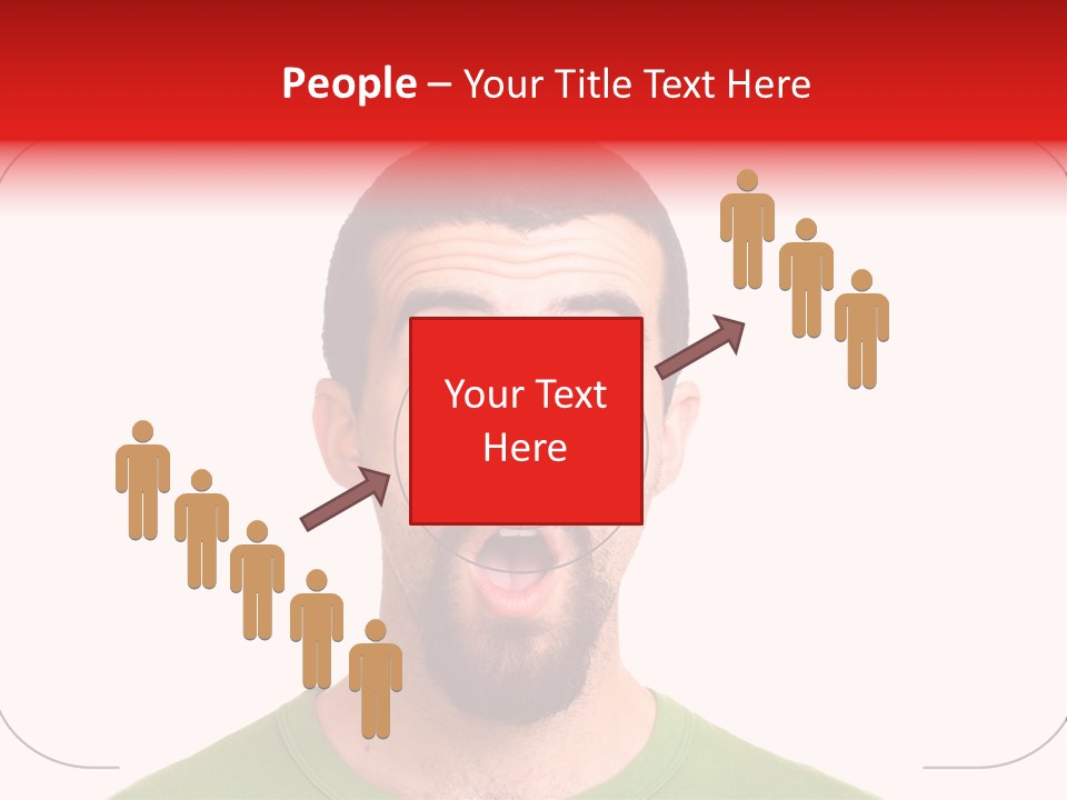 A Man With A Surprised Look On His Face PowerPoint Template