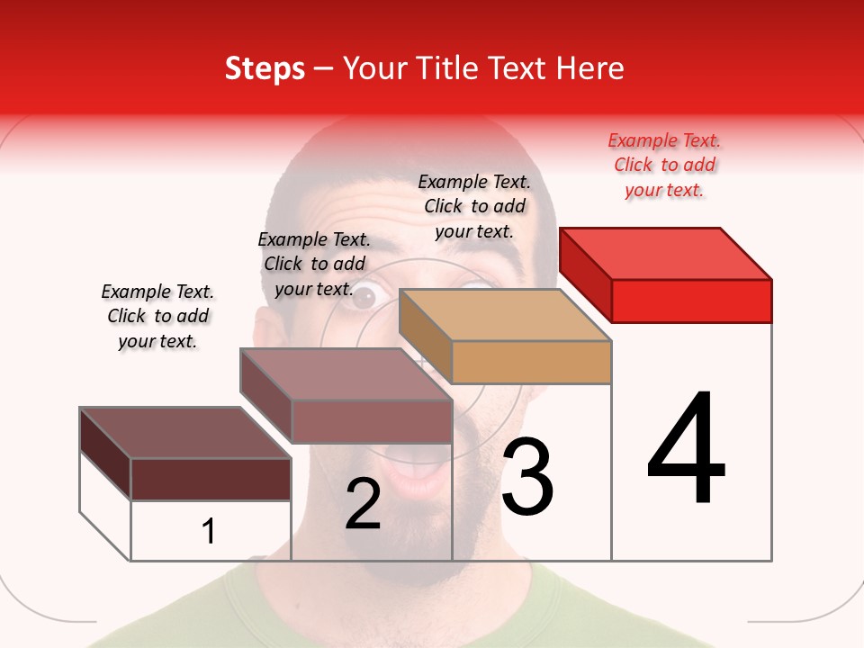 A Man With A Surprised Look On His Face PowerPoint Template