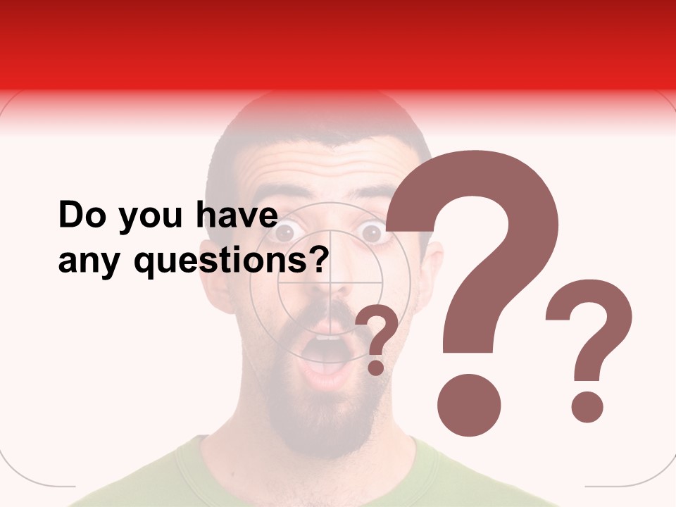 A Man With A Surprised Look On His Face PowerPoint Template