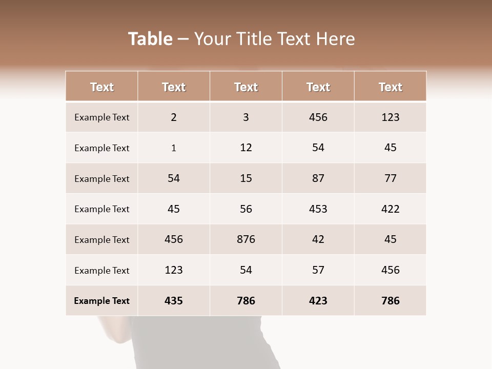 A Woman Holding A Cell Phone In Her Hand PowerPoint Template