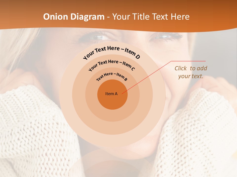 A Woman Smiling With Her Hands On Her Head PowerPoint Template