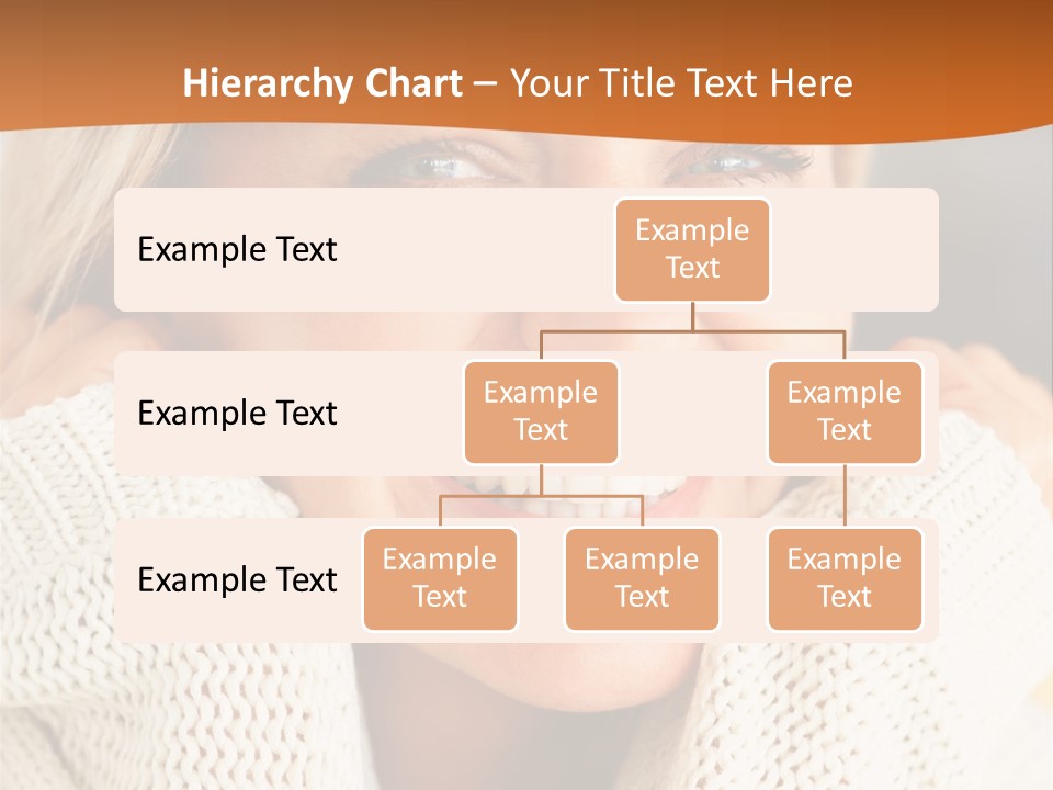 A Woman Smiling With Her Hands On Her Head PowerPoint Template
