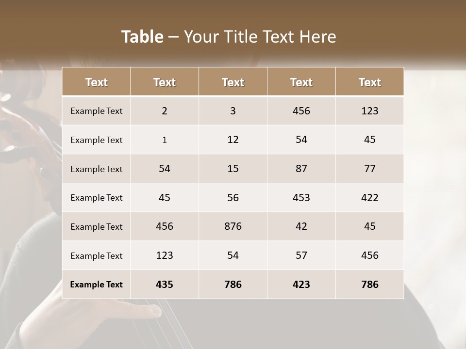 A Young Boy Playing A Violin In Front Of A Window PowerPoint Template