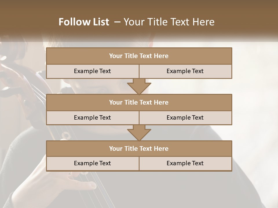 A Young Boy Playing A Violin In Front Of A Window PowerPoint Template