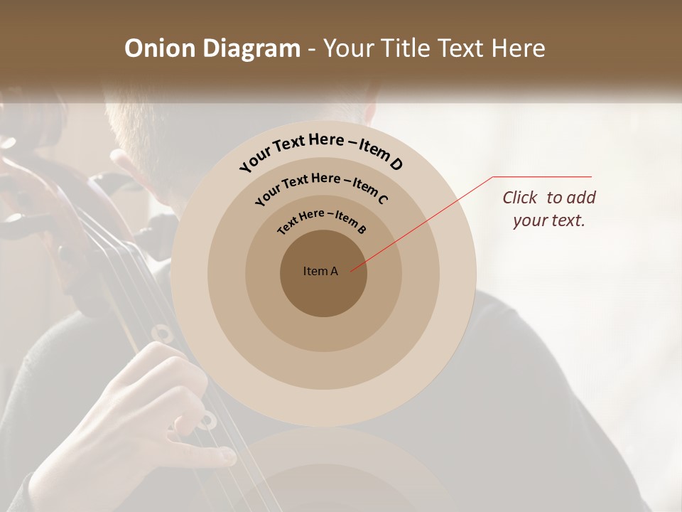 A Young Boy Playing A Violin In Front Of A Window PowerPoint Template