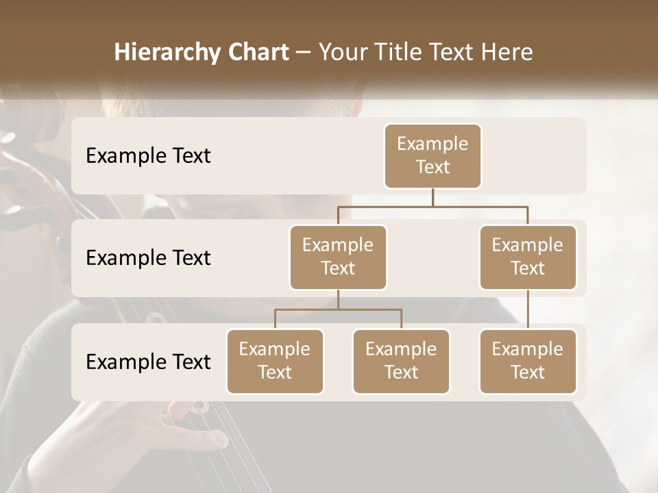 A Young Boy Playing A Violin In Front Of A Window PowerPoint Template