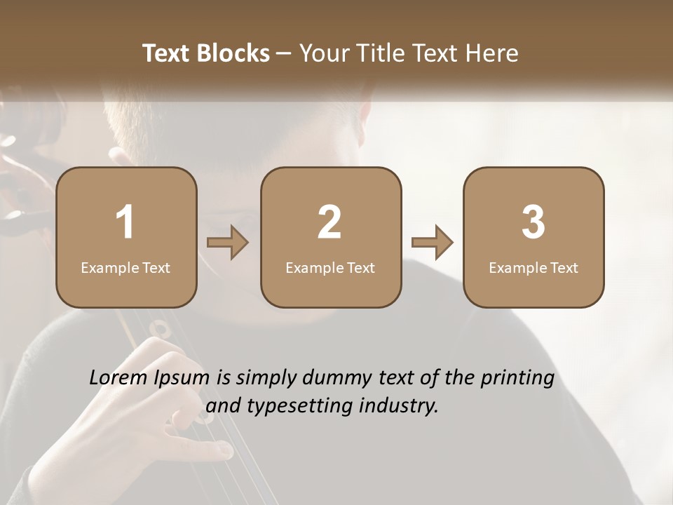A Young Boy Playing A Violin In Front Of A Window PowerPoint Template