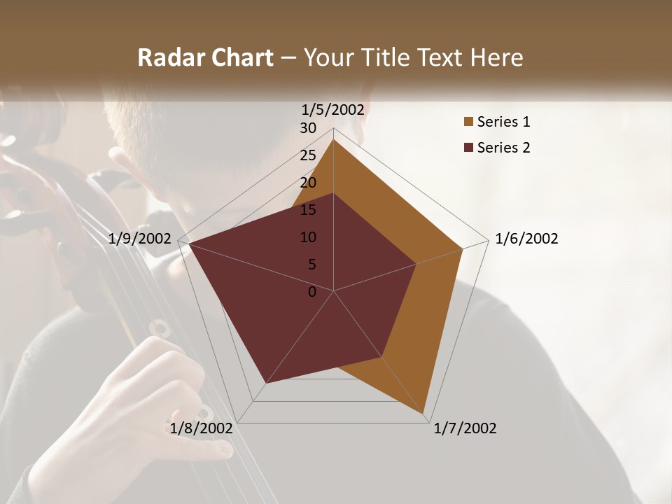 A Young Boy Playing A Violin In Front Of A Window PowerPoint Template