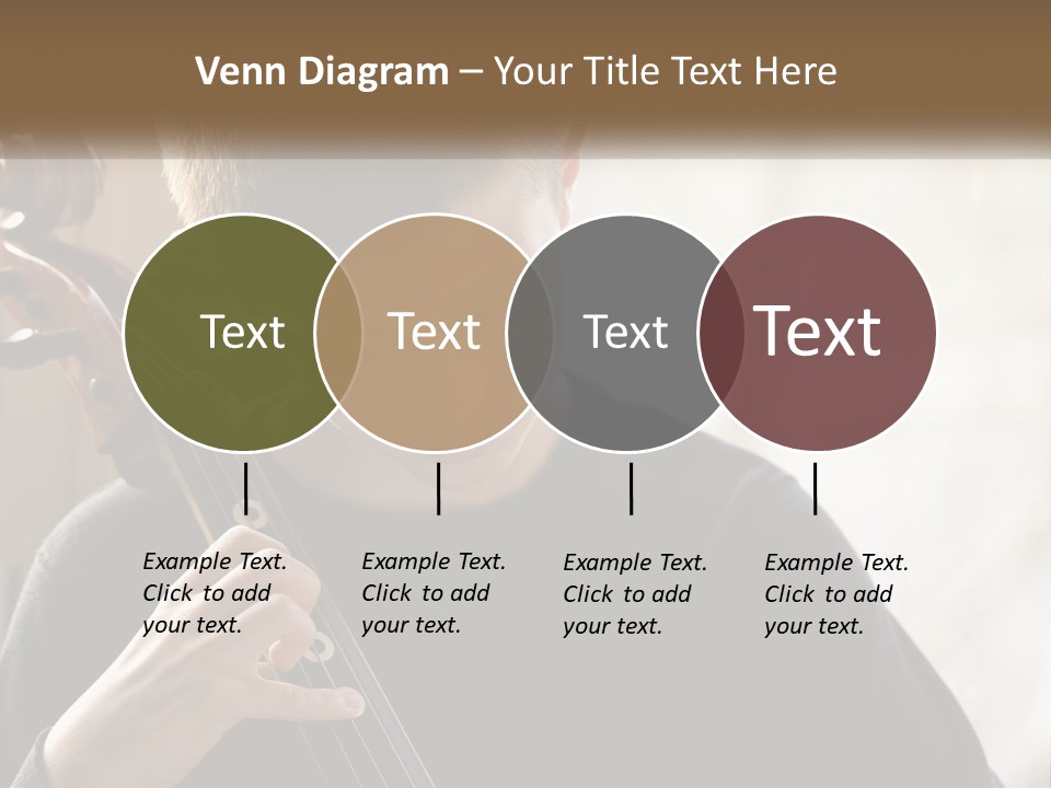 A Young Boy Playing A Violin In Front Of A Window PowerPoint Template