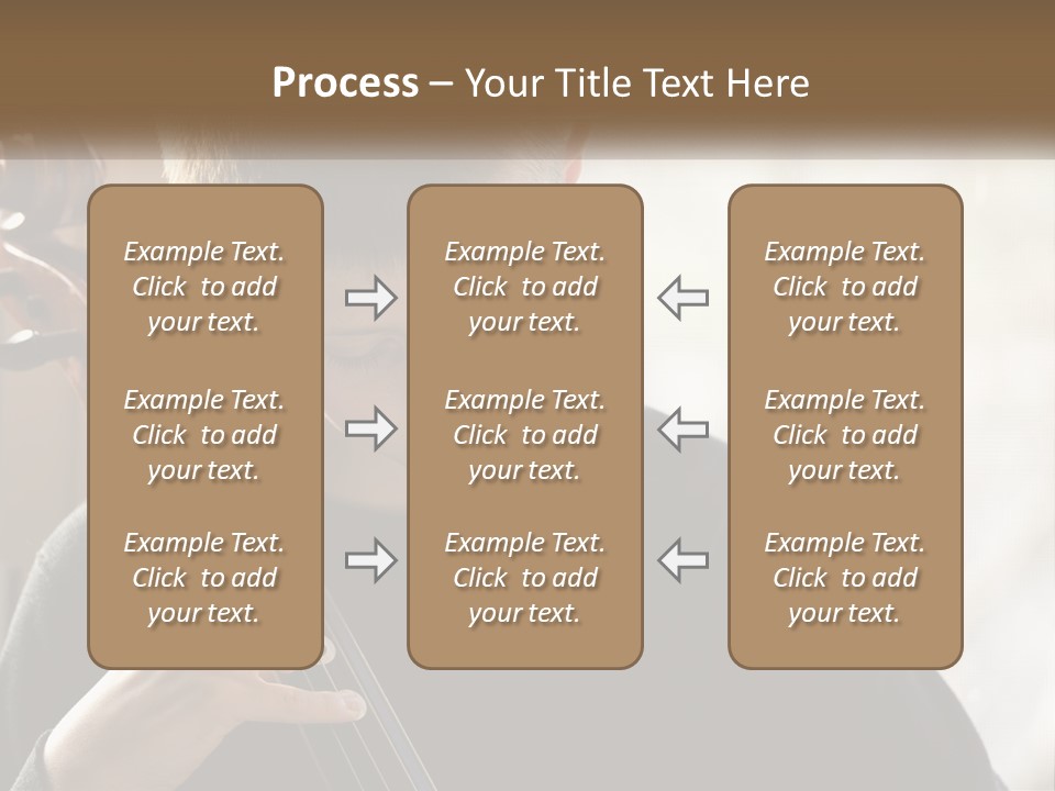 A Young Boy Playing A Violin In Front Of A Window PowerPoint Template