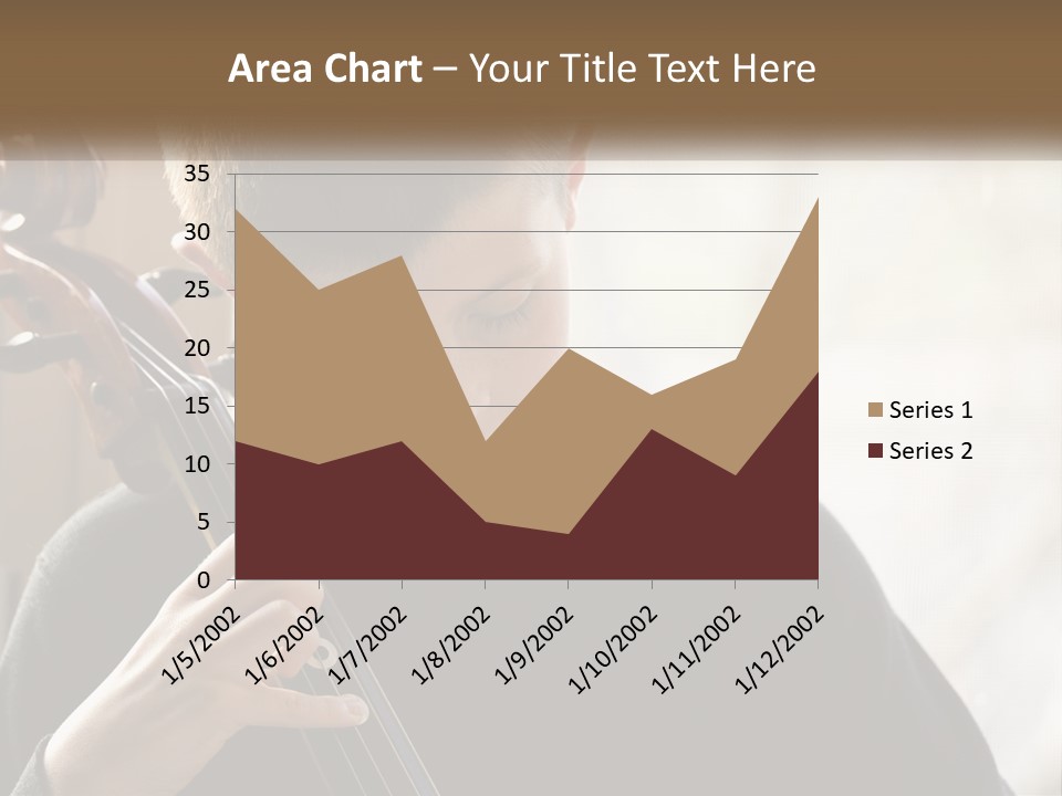 A Young Boy Playing A Violin In Front Of A Window PowerPoint Template