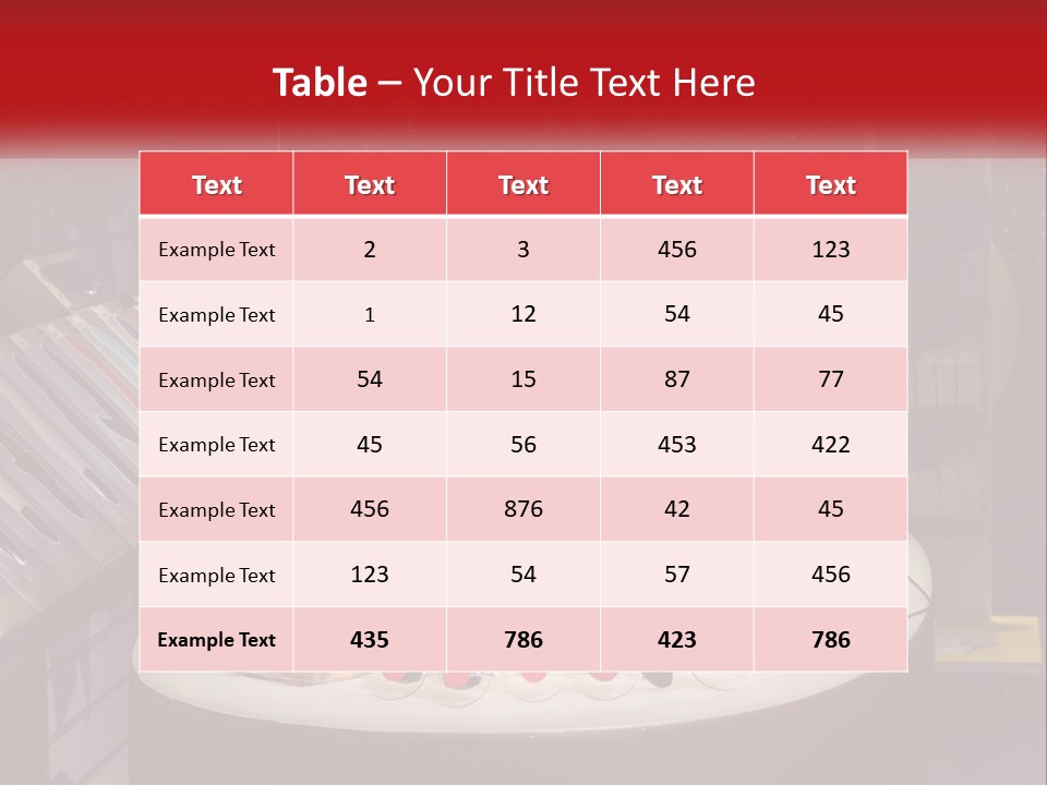 A Display Case Filled With Lots Of Different Colored Items PowerPoint Template
